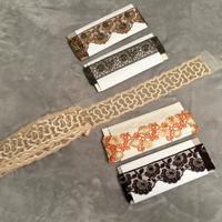 Pizzi ricamati su tulle