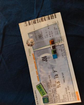 biglietto Juventus  2006/07 INTEGRO