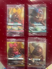Set 4 card completo famiglia pasquale rarissima