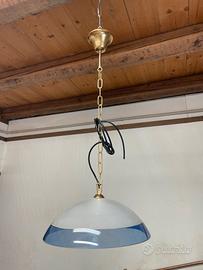 Lampada sospensione da cucinino in vetro di murano