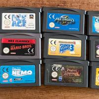 Lotto giochi game boy advance nintendo originali