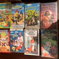 Lotto di 9 videocassette