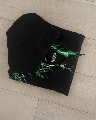 PHOBIA - Felpa nera taglia XS