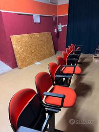 Sedie poltroncine teatro