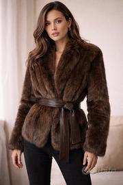 Max Mara Studio, pelle e montone vero reversibile