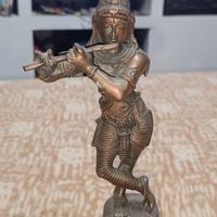 divinità indù Krishna in bronzo primi 900