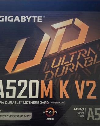A520m k v2 + ryzen 7 5700 con dissipatore +ram