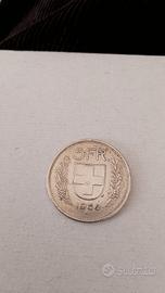 5 franchi svizzeri anno 1968