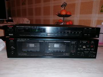 Luxman radio tuner T92L e Stereo cassette K110W