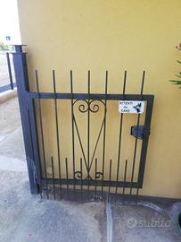 cancelletto pedonale e recinzione 