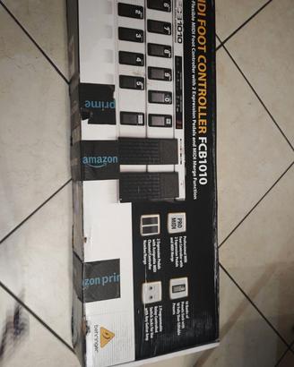 Pedaliera per effetti strumenti musicali