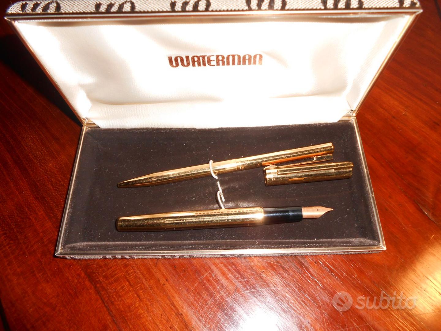 Waterman penna stilografica e penna a sfera anni 80 fountain pen