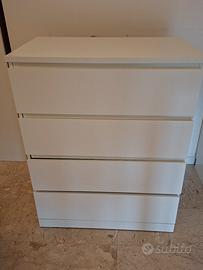Cassettiera MALM IKEA 4 Cassetti 
