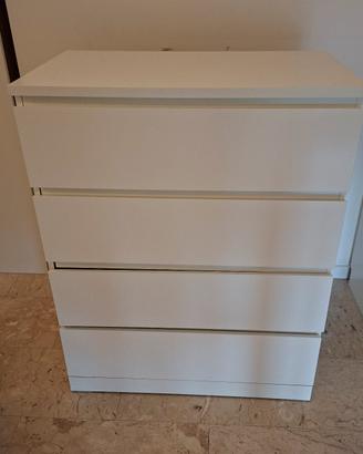 Cassettiera MALM IKEA 4 Cassetti 