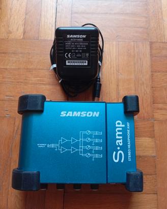 Samson S-Amp AMPLIFICATORE PER CUFFIE A 4 CANALI