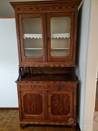 vetrina in legno di ciliegio