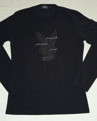 2 t-shirt uomo manica lunga Playboy tg. M