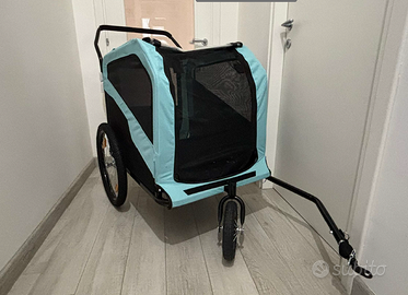 Passeggino-rimorchio bici per cani marca PawHut