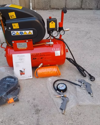 Compressore NUOVO A.M.C. FDL24 24L 1500W 8 Bar