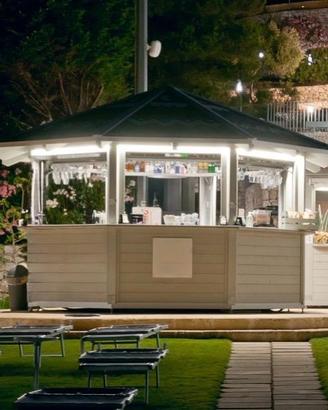 Chiosco Bar e Chiosco Reception in legno