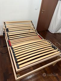 Rete letto motorizzata completa di materasso