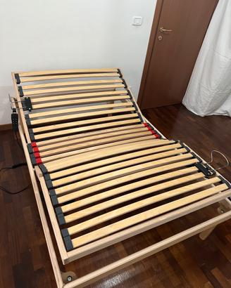 Rete letto motorizzata completa di materasso