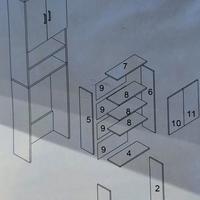 Mobile sopra lavatrice nuovo