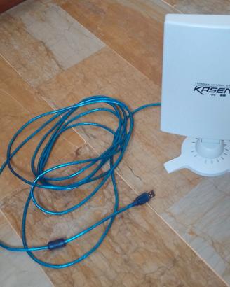 Antenna amplificata Wi-Fi ad altissima potenza