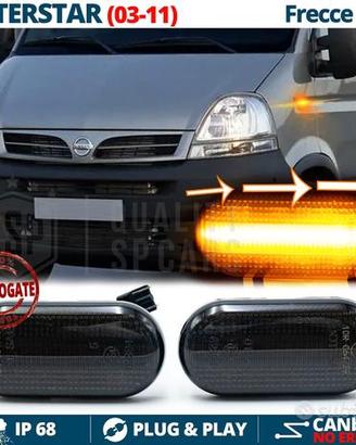 Frecce LED DINAMICHE per NISSAN INTERSTAR Nere