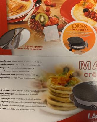 Piastra elettrica per crepes.