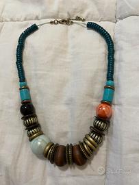 Collana artigianale estiva vintage