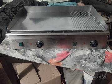 piastra professionale elettrica, acciaio 