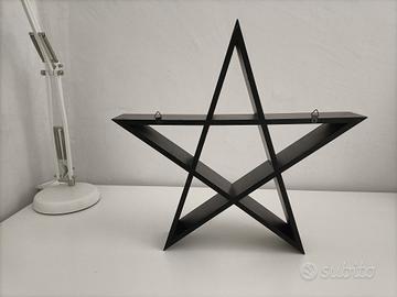 Mensola stella nera + drago scheletro