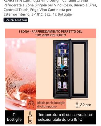 Cantinetta refrigerante Klarstein