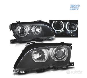FARI BMW E46 01-05 ANGEL EYES LED NERI