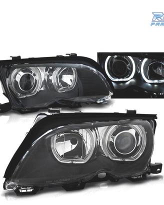 FARI BMW E46 01-05 ANGEL EYES LED NERI
