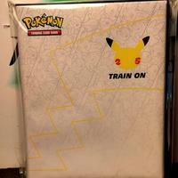 Raccoglitore carte Pokemon 25° Anniversario Nuovo