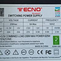 Alimentatore  PSU Tecno 625 watt