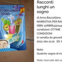 racconti lungo un sogno 9788864321448