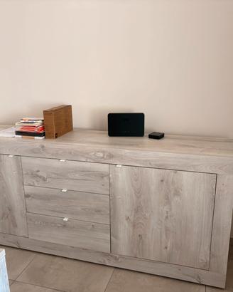 Tavolo da cucina + 4 sedie + mobile madia