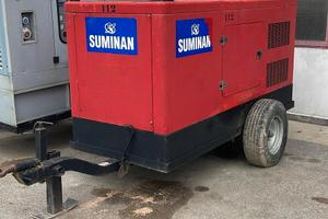 Generatore 100 kva carrellato silenziato