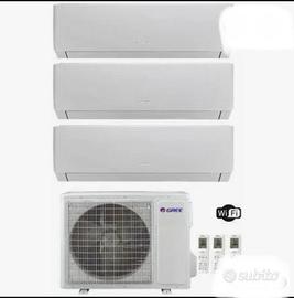 Trial split gree 9000+9000+12000 btu