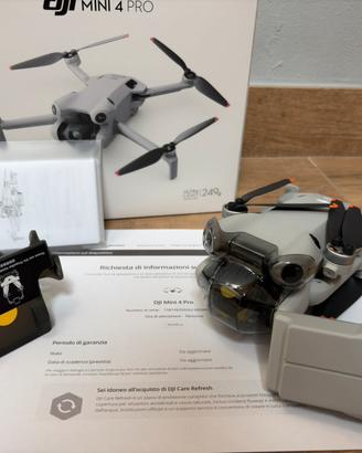 Drone e batteria Dji Mini 4 pro garanzia 2 anni