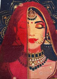 Tela ricamata a mano