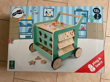 Carrello primipassi legno certificato