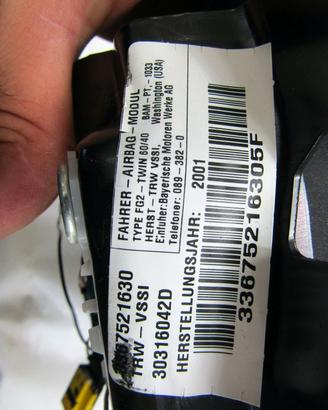 0285001458 KIT AIRBAG BMW X5 E53 3.0 B 4X4 170KW A