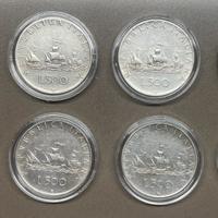 🇮🇹 lotto 4 500 Lire Argento "Caravelle" 🇮🇹-