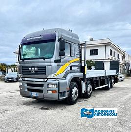 MAN TGA 35.440 4 assi 8x2 con pianale nuovo e ramp