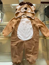 Costume Carnevale Leone bimbo 3 anni