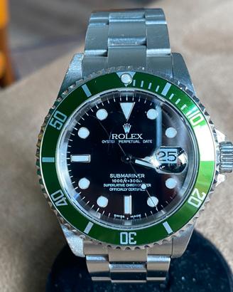 Rolex submariner ghiera verde